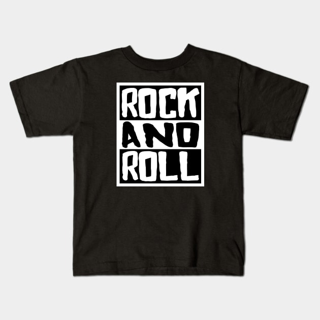 Rock And Roll Kids T-Shirt by flimflamsam